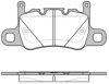 REMSA 1598.00 Brake Pad Set, disc brake